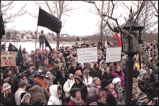 islandijos protestai